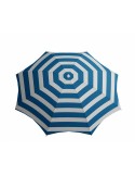 Parasol Rayures Blanc/Bleu Ø 240 cm | Tienda24 Tienda24.eu