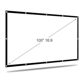 Projection Screen iggual IGG318133 100" by iggual, Accessories for projectors - Ref: S0234507, Price: 27,53 €, Discount: %