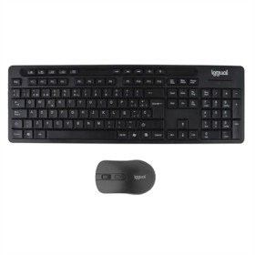 Tastiera e Mouse V7 CKW350US Nero Qwerty US | Tienda24 - Global Online Shop Tienda24.eu