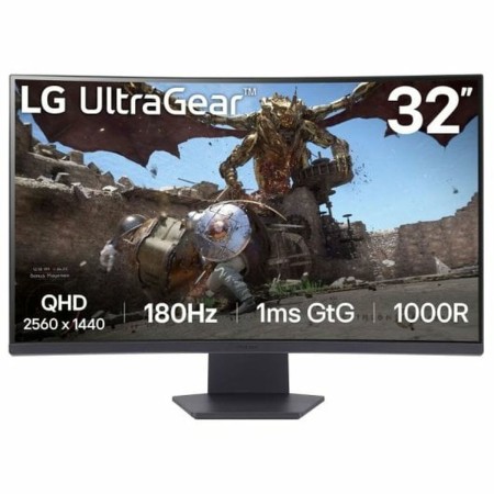 Gaming Monitor LG 32GS60QC-B 32" Quad HD | Tienda24 - Global Online Shop Tienda24.eu