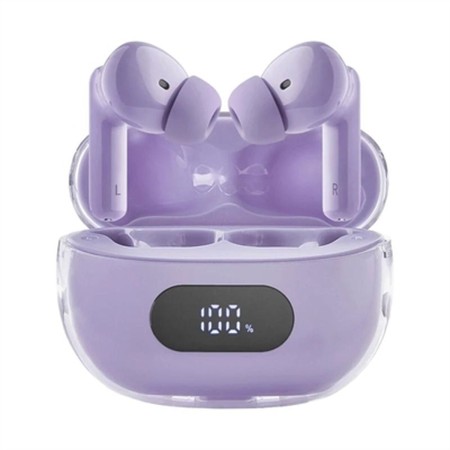 Headphones with Microphone INTENSO Buds Plus Purple | Tienda24 - Global Online Shop Tienda24.eu