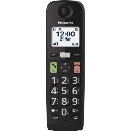 Teléfono Inalámbrico Panasonic KX-TGU112EXB Negro | Tienda24 - Global Online Shop Tienda24.eu