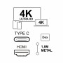 Câble USB-C vers HDMI Silver HT LOGAN Noir | Tienda24 - Global Online Shop Tienda24.eu