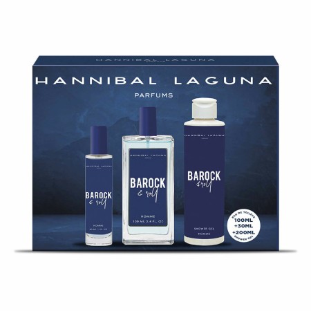 Conjunto de Perfume Homem Hannibal Laguna Barock & Roll 3 Peças | Tienda24 - Global Online Shop Tienda24.eu