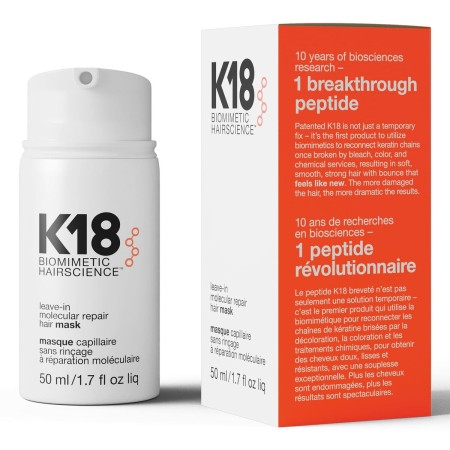 Maschera per Capelli senza risciacquo K18 Leave-in 50 ml Complesso Riparatore | Tienda24 - Global Online Shop Tienda24.eu