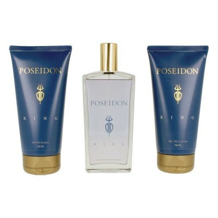 Men's Perfume Set The King Poseidon EDT (3 pcs) (3 pcs) | Tienda24 - Global Online Shop Tienda24.eu