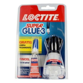 Cola Super Glue 3 Loctite Pincel (5 gr) de Loctite, Adesivos - Ref: S0582049, Preço: 9,20 €, Desconto: %