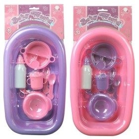 Doll's Bath Set with Accessories 115030 (8 pcs) by BigBuy Fun, Play Tools - Ref: S1122211, Price: 6,27 €, Discount: %