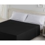 Sábana Encimera Alexandra House Living Negro 240 x 270 cm de Alexandra House Living, Sábanas y fundas de almohada - Ref: D160...