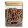 Jar Quttin Bamboo Squared 780 ml (12 Units) | Tienda24 - Global Online Shop Tienda24.eu