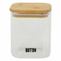 Jar Quttin Bamboo Squared 780 ml (12 Units) | Tienda24 - Global Online Shop Tienda24.eu