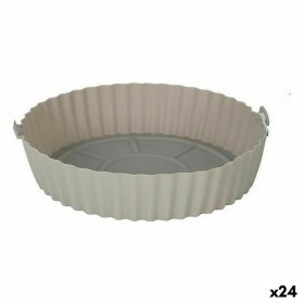 Cestello Pieghevole in Silicone per Friggitrice ad Aria Quttin Rotondo 20 x 20 x 4,5 cm (24 Unità) di Quttin, Accessori per f...