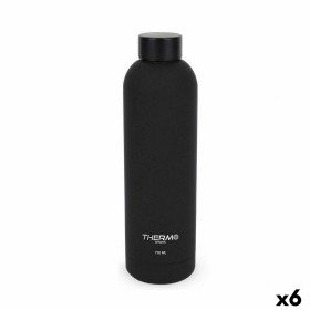 Thermal Bottle ThermoSport Soft Touch Black 750 ml (6 Units) by ThermoSport, Thermos flasks - Ref: S2232422, Price: 42,53 €, ...