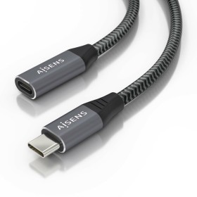 Câble USB-C Aisens A107-0760 Gris Multicouleur 50 cm (1 Unité) de Aisens, Câbles USB - Réf : M0500769, Prix : 7,15 €, Remise : %