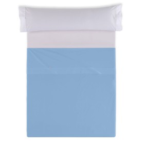 Drap Alexandra House Living Bleu Clair 240 x 270 cm de Alexandra House Living, Draps et taies d'oreiller - Réf : D1600246, Pr...