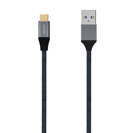 USB A to USB-C Cable Aisens A107-0633 2 m Grey (1 Unit) by Aisens, USB Cables - Ref: M0500797, Price: 8,28 €, Discount: %