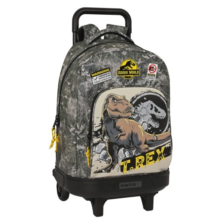 School Rucksack with Wheels Jurassic World Warning 33 X 45 X 22 cm | Tienda24 - Global Online Shop Tienda24.eu