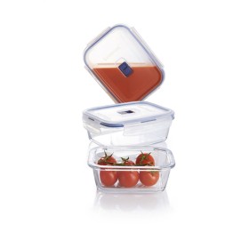 Rechteckige Lunchbox mit Deckel Grau Silikon 800 ml 12,5 x 3 x 18,5 cm (24 Stück) | Tienda24 - Global Online Shop Tienda24.eu