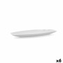 Fuente de Cocina Quid Gastro 30 x 13 x 2,5 cm Cerámica Blanco 6 Unidades (Pack 6x) | Tienda24 - Global Online Shop Tienda24.eu