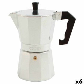 Italian Coffee Pot EDM Black Aluminium 9 Cups Induction | Tienda24 - Global Online Shop Tienda24.eu