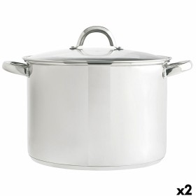 Casserole with lid Masterpro Stainless steel AISI 304 (3,8 L) 28 x 7 cm | Tienda24 - Global Online Shop Tienda24.eu