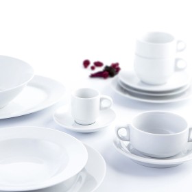 Set of 6 Cups with Plate Versa Amanda 90 ml Multicolour Porcelain | Tienda24 - Global Online Shop Tienda24.eu