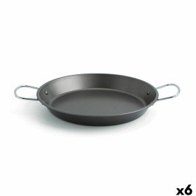 Caçarola Quid Senia Preto Metal Aço Ø 32 cm (6 Unidades) de Quid, Paelheira - Ref: S2708115, Preço: 52,57 €, Desconto: %