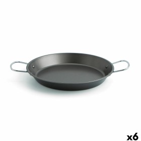 Caçarola Quid Senia Preto Metal Aço Ø 34 cm (6 Unidades) de Quid, Paelheira - Ref: S2708116, Preço: 59,10 €, Desconto: %