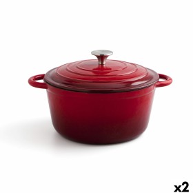 Casserole avec Couvercle en Verre Quttin Sahara Aluminium forgé Marron 34 x 21 x 11 cm (4 Unités) | Tienda24 - Global Online Shop Tienda24.eu