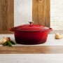 Casserole with lid Bidasoa Fierro Red 4,3 L 30 x 23 cm (2 Units) | Tienda24 - Global Online Shop Tienda24.eu