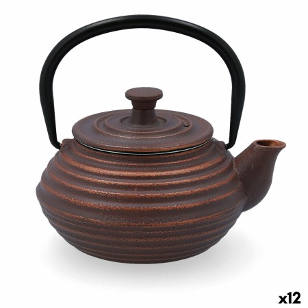 Teapot Quid Serenia Brown Metal Stainless steel 300 ml (12 Units) | Tienda24 - Global Online Shop Tienda24.eu