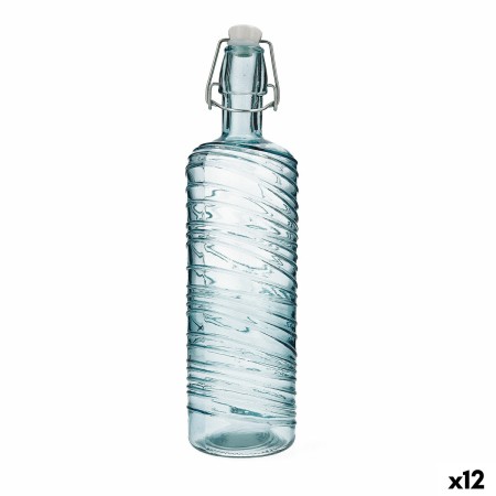 Bouteille Quid Aire Turquoise verre 1 L (12 Unités) | Tienda24 - Global Online Shop Tienda24.eu