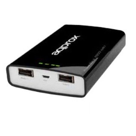 Power Bank approx! APPPB78EVBK 7800 mAh 2 x USB Micro USB 5 V 1-2 A Negro de approx!, Cargadores - Ref: M0501226, Precio: 26,...