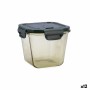 Porta pranzo Ermetico Bidasoa Infinity Quadrato 900 ml Giallo Vetro (12 Unità) | Tienda24 - Global Online Shop Tienda24.eu