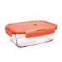 Hermetic Lunch Box Luminarc Pure Box Holy Bicoloured Glass 1,22 L (6 Units) | Tienda24 - Global Online Shop Tienda24.eu