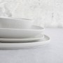 Piatto da pranzo Bidasoa Fosil Bianco Ceramica 26,3 x 25,5 x 2,4 cm (6 Unità) | Tienda24 - Global Online Shop Tienda24.eu