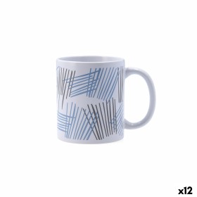 Lot de tasses avec soucoupes DKD Home Decor Jaune Bleu Rouge Vert Grès 180 ml 14 x 14 x 2 cm | Tienda24 - Global Online Shop Tienda24.eu