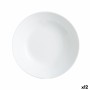 Assiette creuse Luminarc Zelie Blanc verre Ø 20 cm (12 Unités) | Tienda24 - Global Online Shop Tienda24.eu