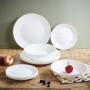 Deep Plate Luminarc Zelie White Glass Ø 20 cm (12 Units) | Tienda24 - Global Online Shop Tienda24.eu