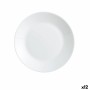 Assiette à dessert Luminarc Zelie Blanc verre Ø 18 cm (12 Unités) | Tienda24 - Global Online Shop Tienda24.eu