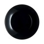 Assiette plate Luminarc Zelie Negro Noir verre Ø 25 cm (12 Unités) | Tienda24 - Global Online Shop Tienda24.eu