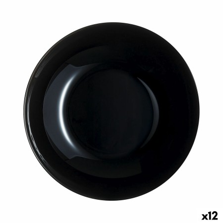 Piatto Fondo Luminarc Zelie Negro Nero Vetro Ø 20 cm (12 Unità) | Tienda24 - Global Online Shop Tienda24.eu