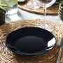 Assiette à dessert Luminarc Zelie Negro Noir verre Ø 18 cm (12 Unités) | Tienda24 - Global Online Shop Tienda24.eu