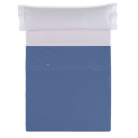 Top sheet Alexandra House Living Blue 240 x 270 cm by Alexandra House Living, Sheets and pillowcases - Ref: D1600250, Price: ...