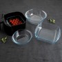 Serving Platter Pyrex Airfryer Transparent Glass Ø 20 cm 1,1 L (8 Units) | Tienda24 - Global Online Shop Tienda24.eu