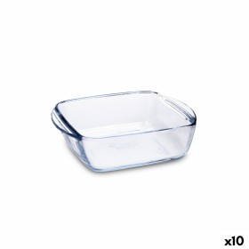 bandeja de aperitivos Bidasoa Fosil Branco Cerâmica Alumina 25,2 x 24,8 x 1,2 cm (6 Unidades) | Tienda24 - Global Online Shop Tienda24.eu