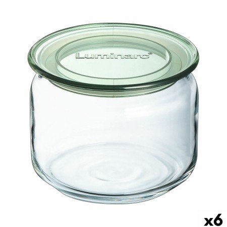 Bocal Luminarc Pure Jar Vert verre 500 ml (6 Unités) | Tienda24 - Global Online Shop Tienda24.eu