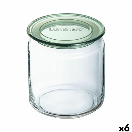 Bocal Luminarc Pure Jar Vert verre 750 ml (6 Unités) | Tienda24 - Global Online Shop Tienda24.eu