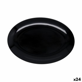 Prato Fundo Luminarc Zelie Negro Preto Vidro Ø 20 cm (12 Unidades) | Tienda24 - Global Online Shop Tienda24.eu