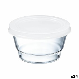 Panier-repas rond avec couvercle Chefs Bleu 2,5 L 23,7 x 10,1 x 23,7 cm (4 Unités) | Tienda24 - Global Online Shop Tienda24.eu